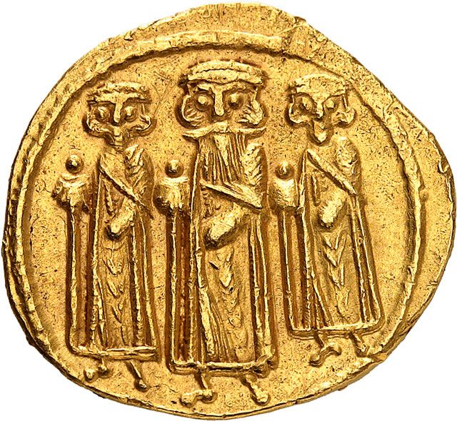 Umayyad Caliphate, Abd al-Malik bin Marwan (r. 685-705 AD), AV dinar, no mint (Damascus), c. 72-74 AH (c. 691-694 AD 