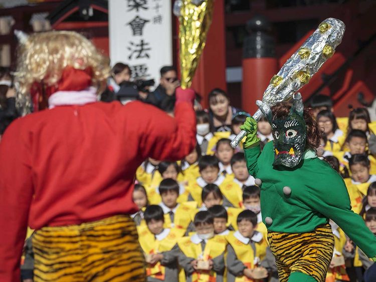 Setsubun festivals held across Japan - Nippon News, Editorial Photos, Production Services