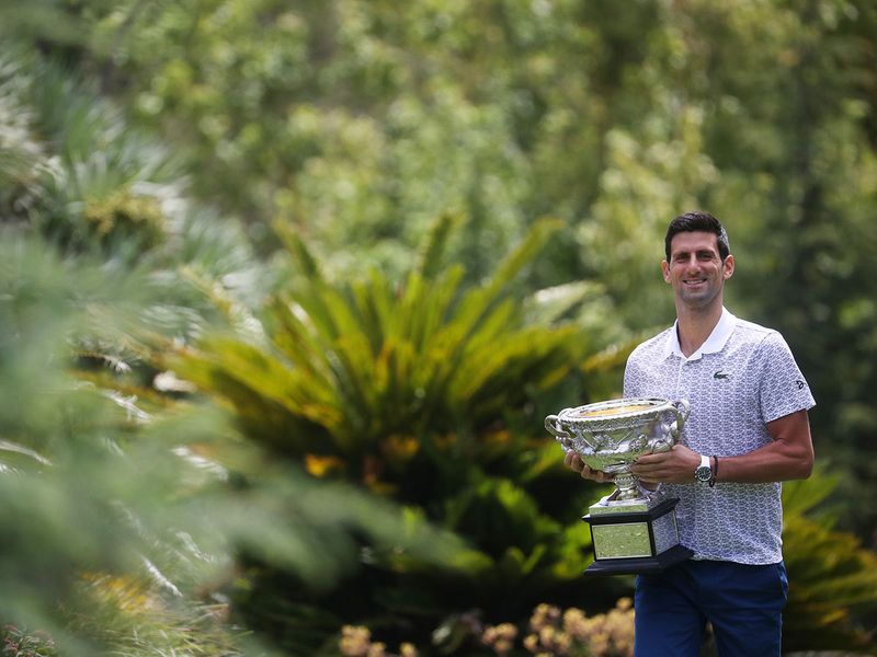 Djokovic is all smiles in Melbourne