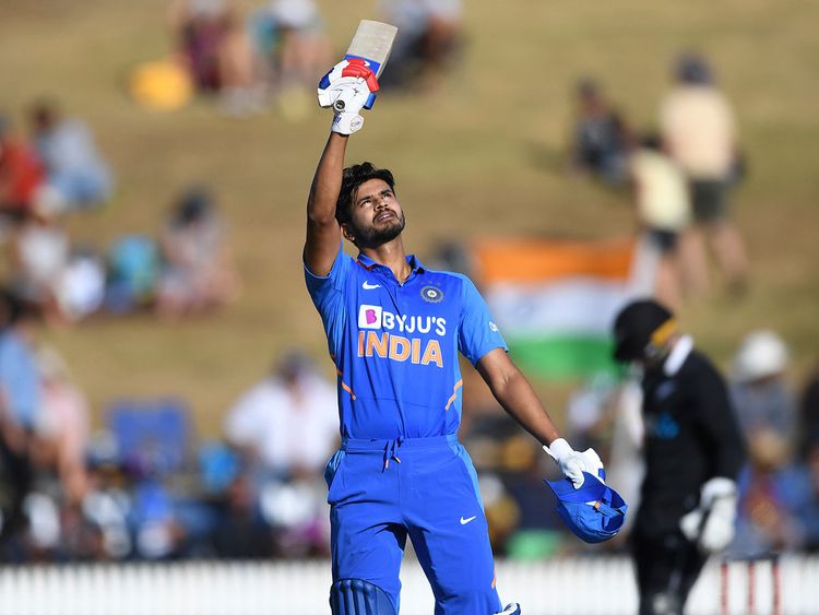 Shreyas Iyer&#39;s maiden ton helps India set 348-run target for New Zealand | Cricket – Gulf News