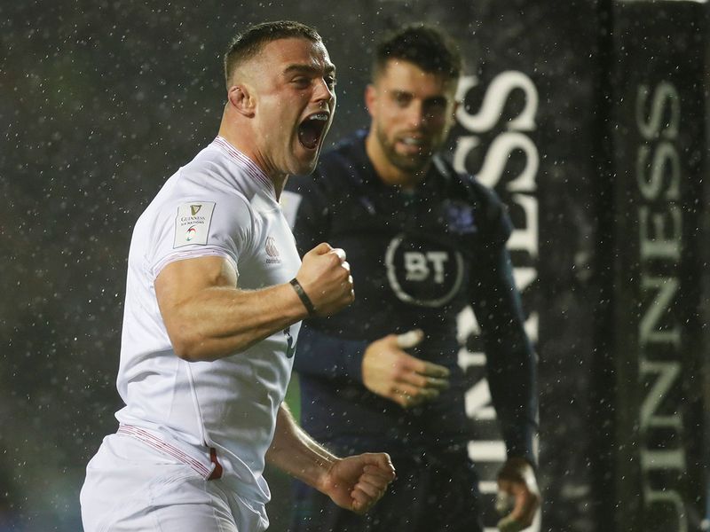 Ellis Genge grabbed the only try for England as they prevailed 13-6 over Scotland