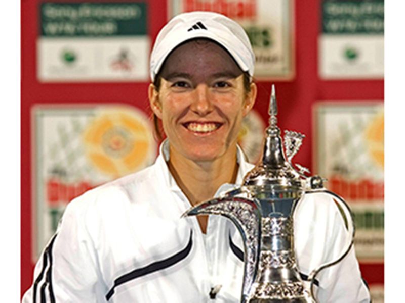 Justine Henin wins title No.3 in Dubai in 2006