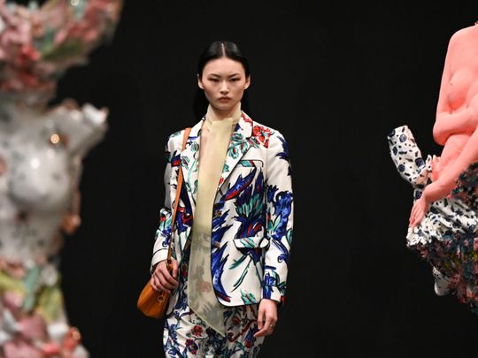 NYFW: Tory Burch inspired by flowers and porcelain | Fashion – Gulf News