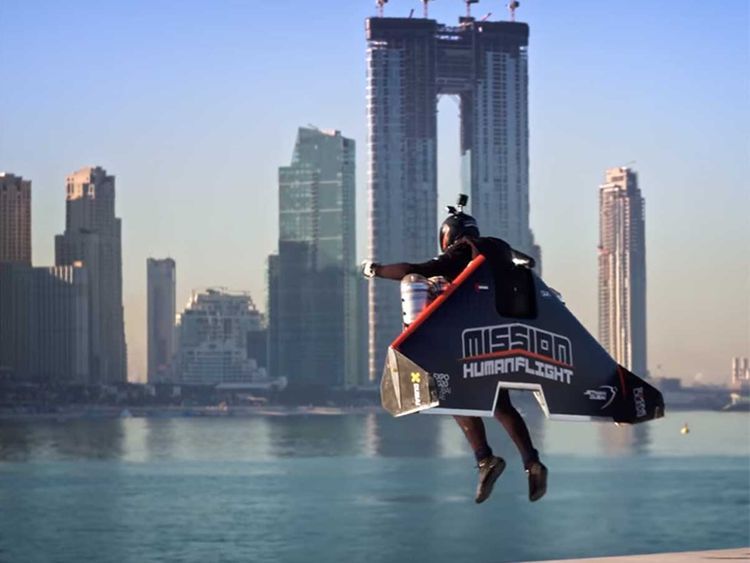 Skydive Dubai Jetpack - Human flying machine 