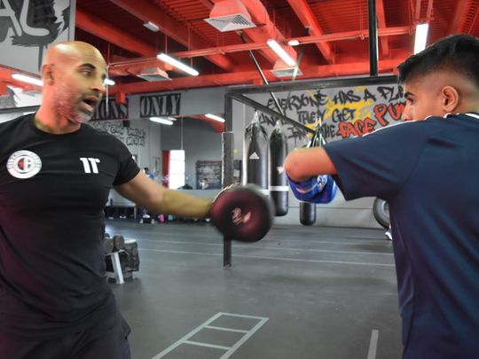 David Coldwell at Real Boxing Only gym