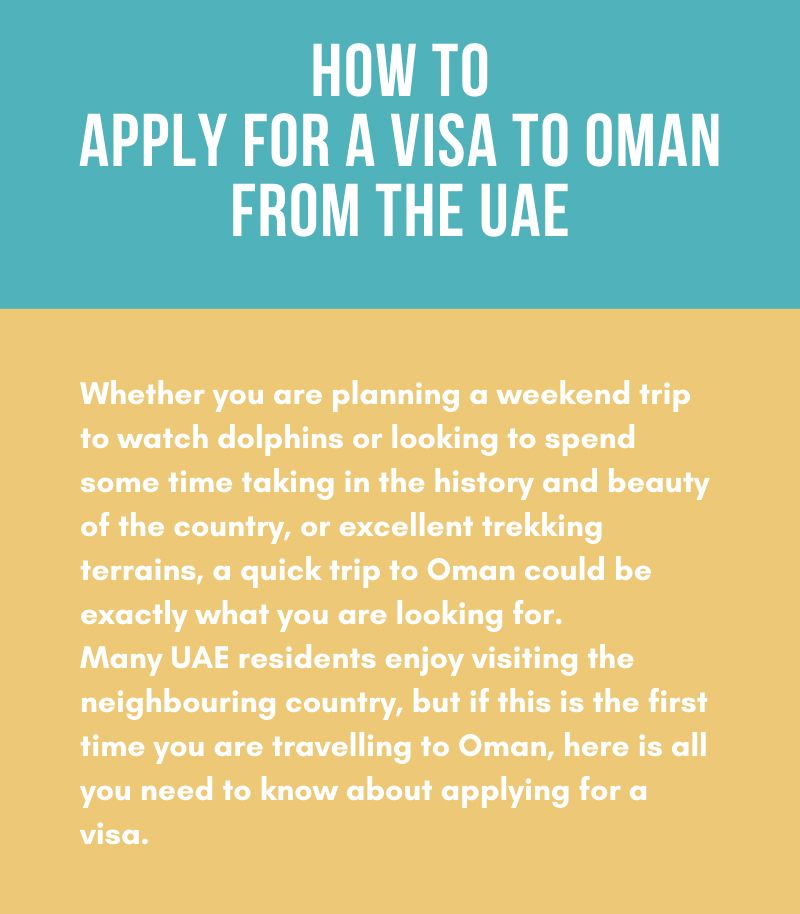 oman tourist visa requirements for uae residents