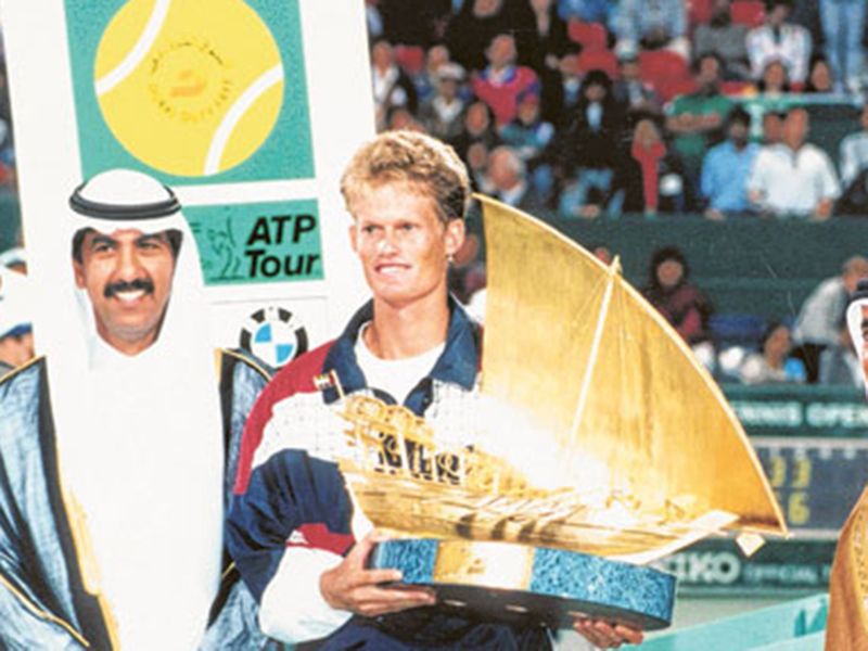 1995: Wayne Ferreira of South Africa beat Andrea Gaudenzi to the title