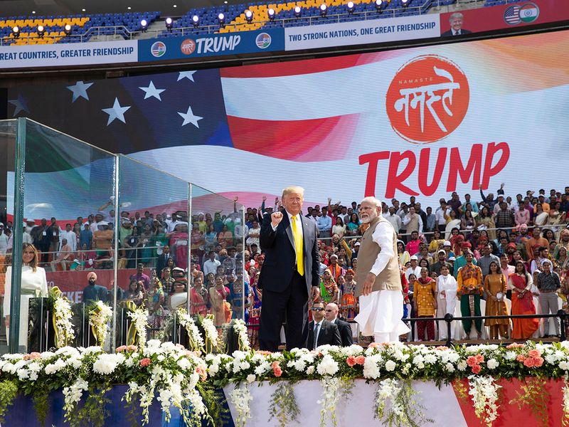 Donald Trump and Narendra Modi 