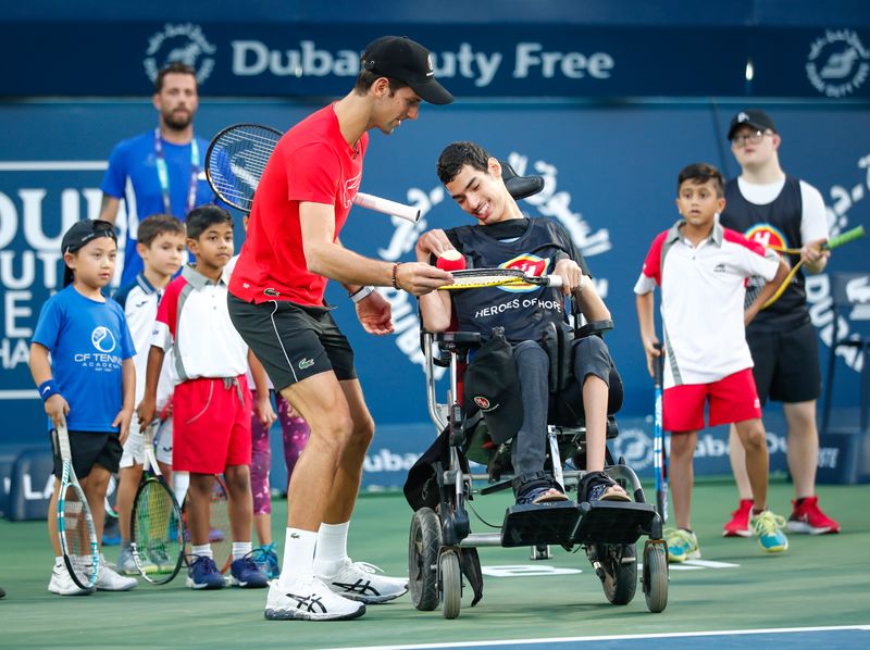 Novak Djokovic in Dubai