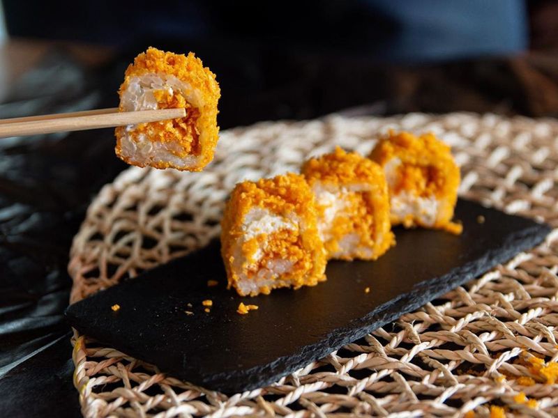cheesy chicken maki sushi boy