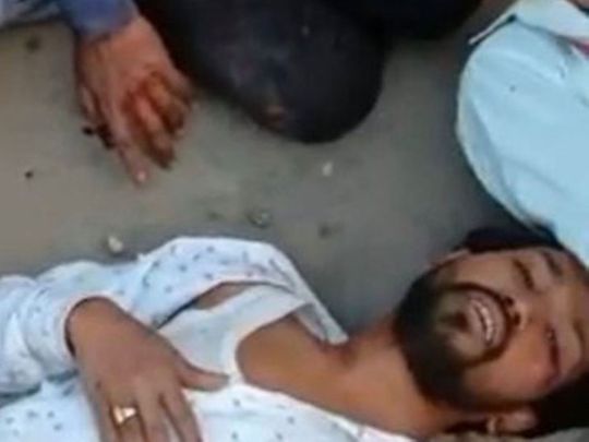 Man beaten within an inch of his life during the Delhi riots
