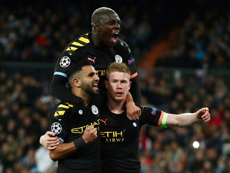 Manchester City defeated Real Mardid 2-1 in the Champions League