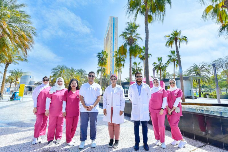 Pink Caravan medical staff 