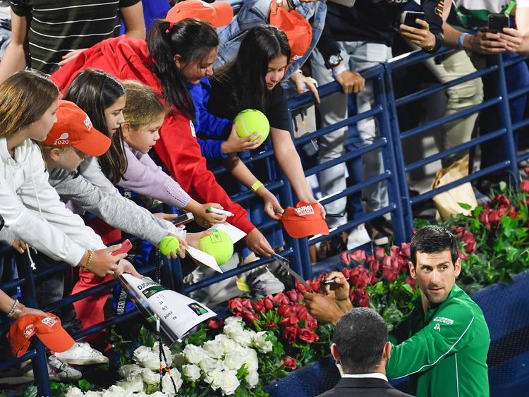 Dubai Open: Novak Djokovic survives Gael Monfils scare to set up final vs  Stefanos Tsitsipas