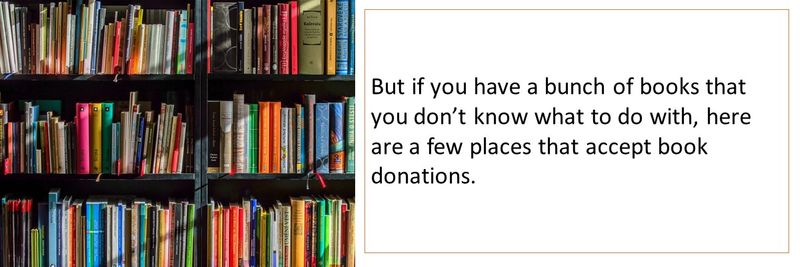 Book donations