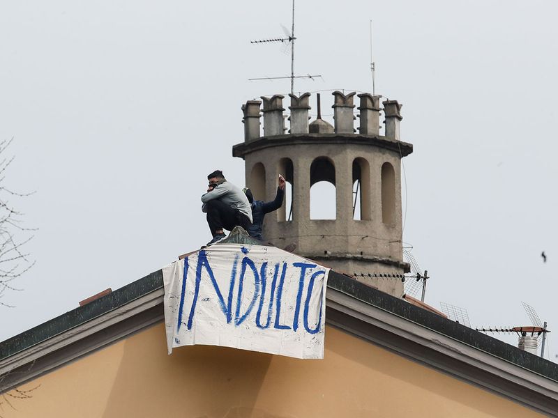 Milan prison riot