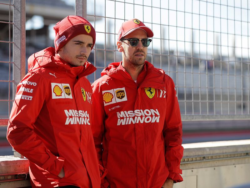 Vettel and Leclerc