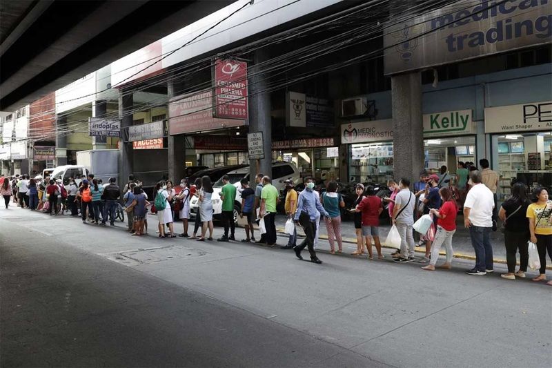 Panic buying Manila