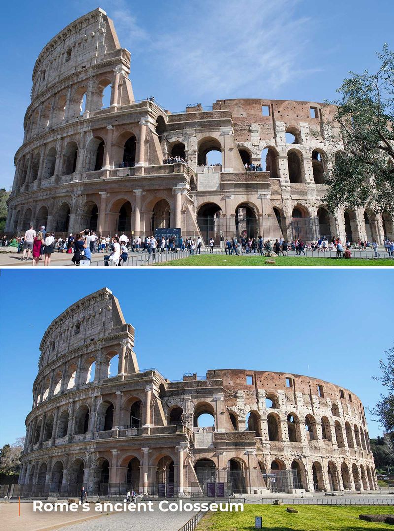Photos Before And After Coronavirus Scare Hit Rome S Eternally