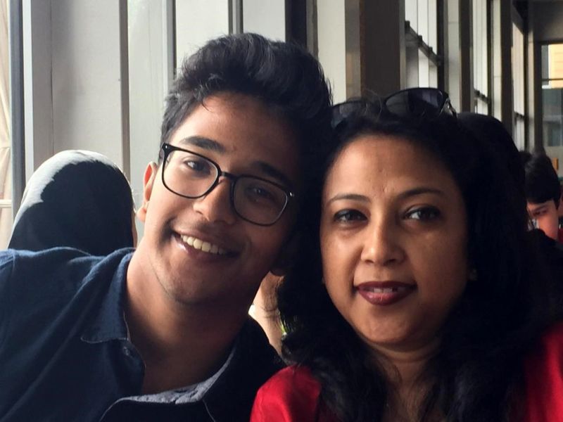 NAT Arpita Bhattacharya with son Snehal-1584279332580