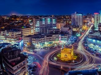 Karachi at night, Shutterstock