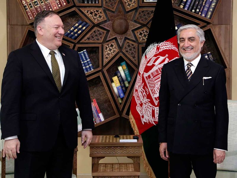 Pompeo Abdullah Afghanistan