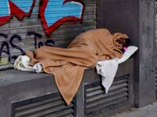 COVID-19 accentuates isolation of Spain's homeless | News-photos – Gulf ...