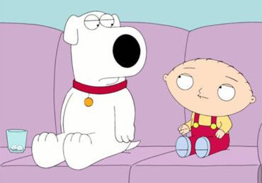 Stewie and Brian in The Family Guy-1585297635219