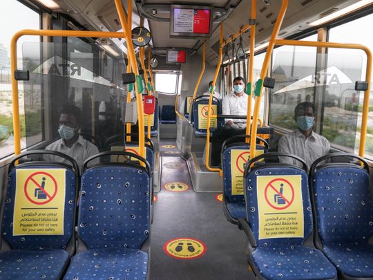 RTA continues its suspension of service for public transport until April 5