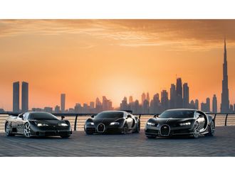 Three generations of Bugatti come together in Dubai!
