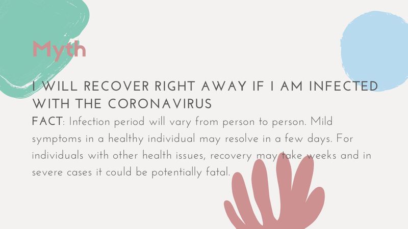 Coronavirus Myth vs Fact