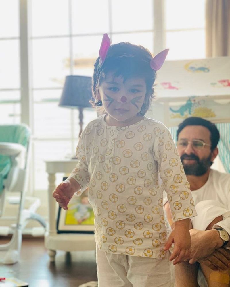 Taimur and Saif Ali Khan