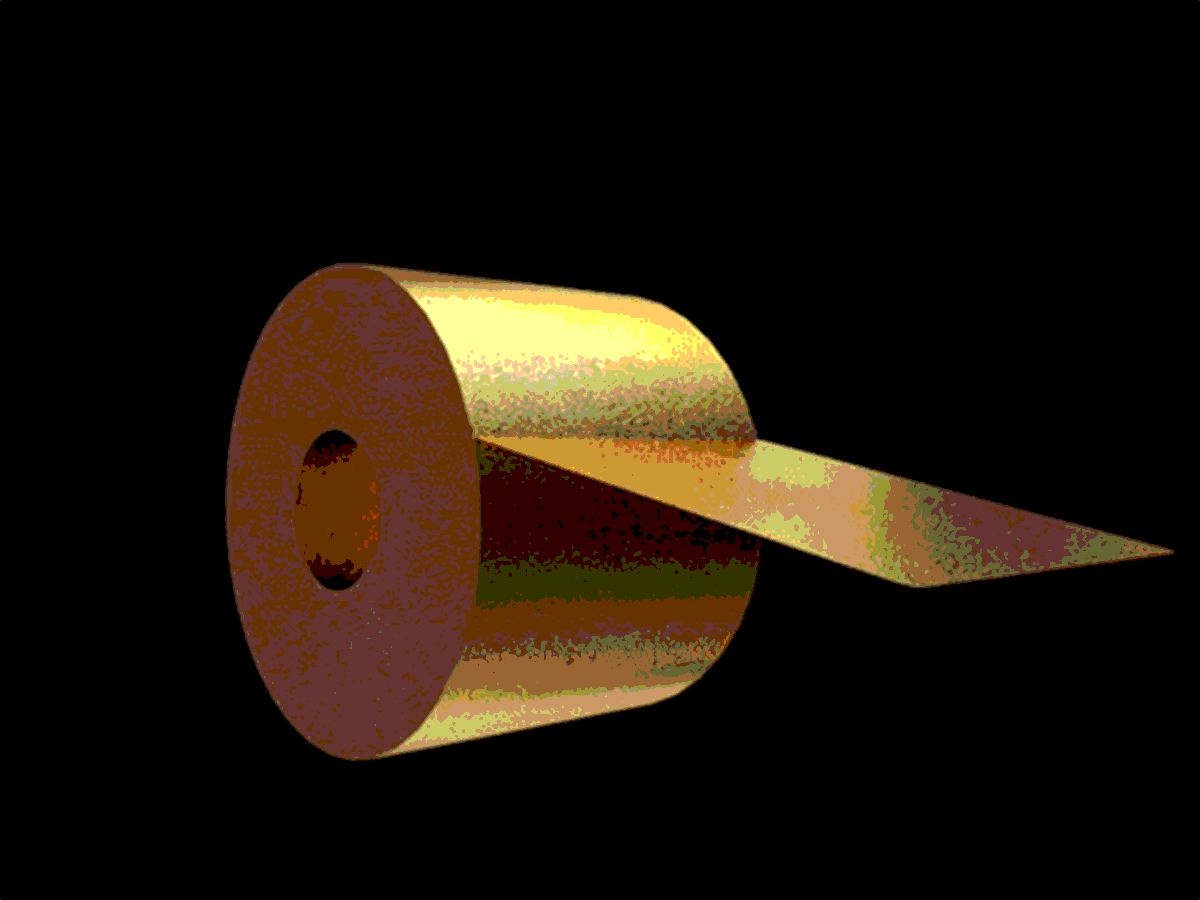 Gold toilet paper
