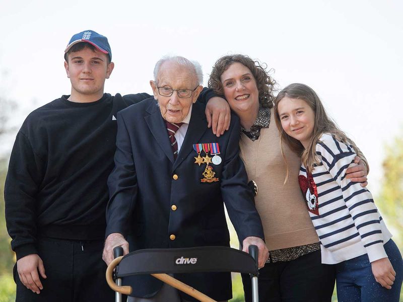 99-year-old war veteran Captain Tom Moore