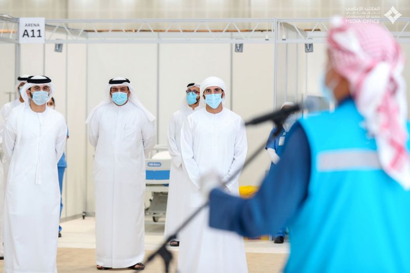 Sheikh Hamdan opens field hospital at Dubai World Trade Centre 