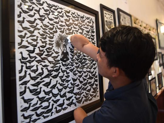 Cambodian Double Amputee Artist Fights Stigma Through Art ...