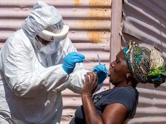 South Africa coronavirus medical worker