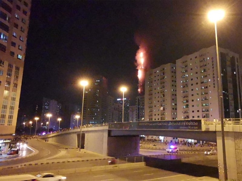 Sharjah tower fire