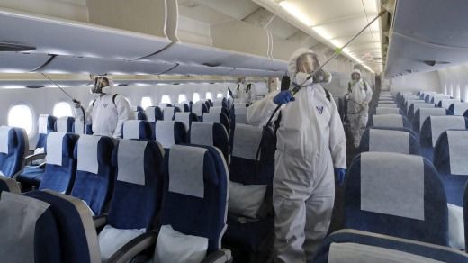 disinfectant aircraft