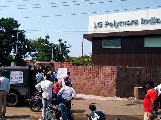 LG Polymers plant gas leak  Andhra India Visakhapatnam