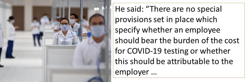 Forced to pay for COVID test