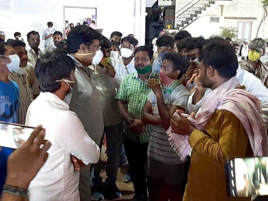 Andhra Pradesh Tourism Minister Muttamsetti Srinuvas Rao leaked gas Visakhapatnam LG Polymer