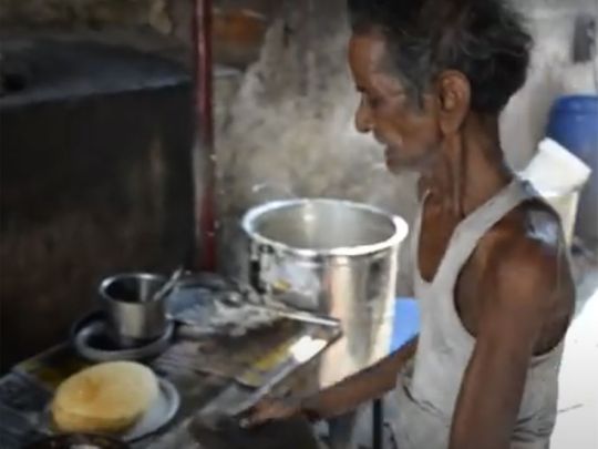 Celebrity chef Vikas Khanna tweeted pictures of the Andhra man who taught him how to make Dibba roti