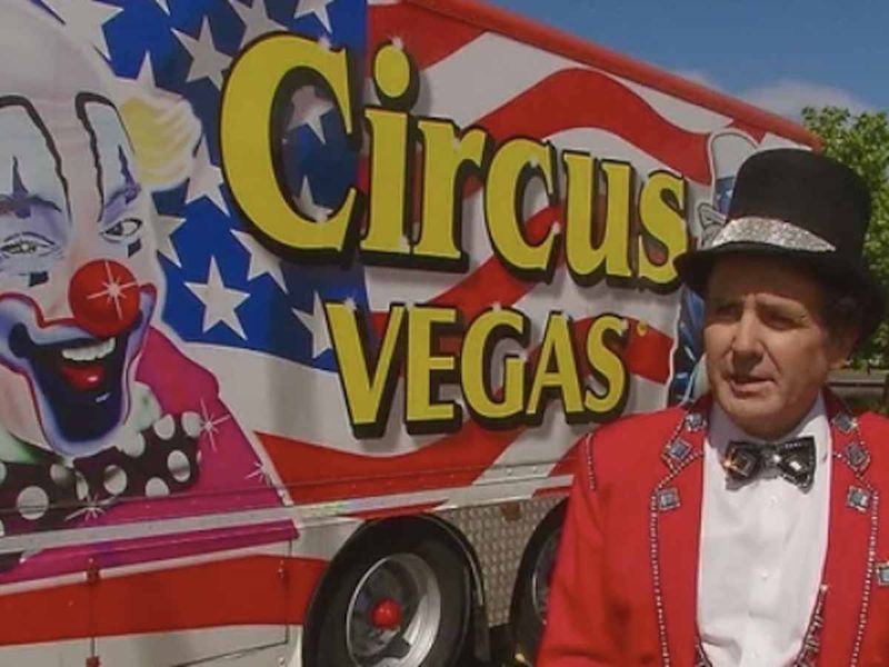 Ringmaster Tommy Courtney says he was born into life on the road.  
