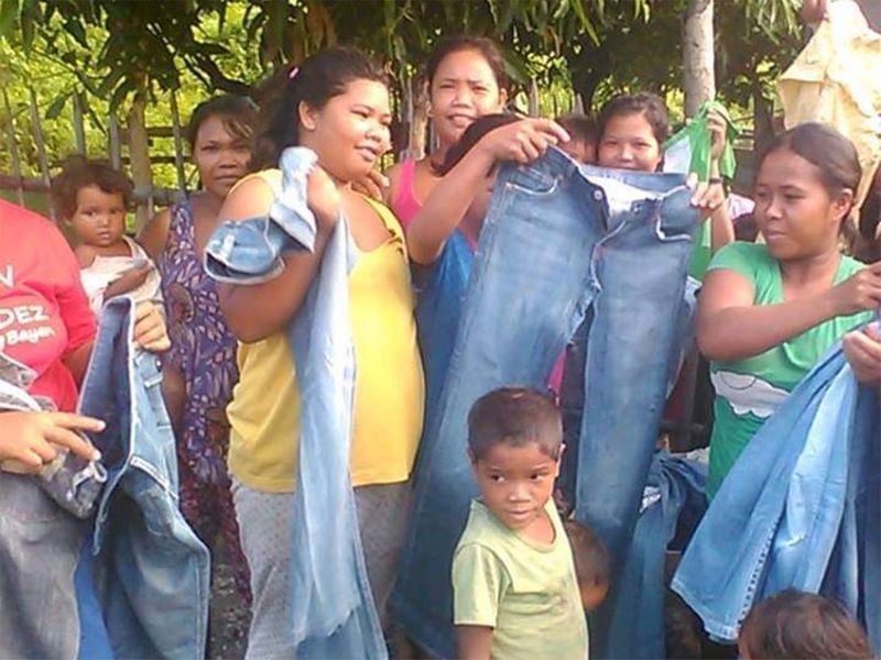 Tarcena regularly used to send charity items to her hometown in the Philippines