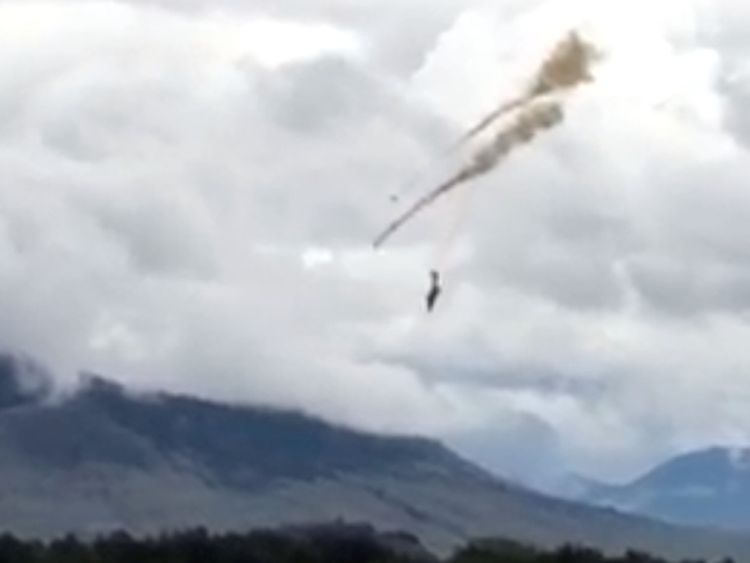 Watch: Horror as Canadian forces Snowbirds jet crashes into house