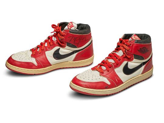 Jordan's first Air Jordan sneakers sold 