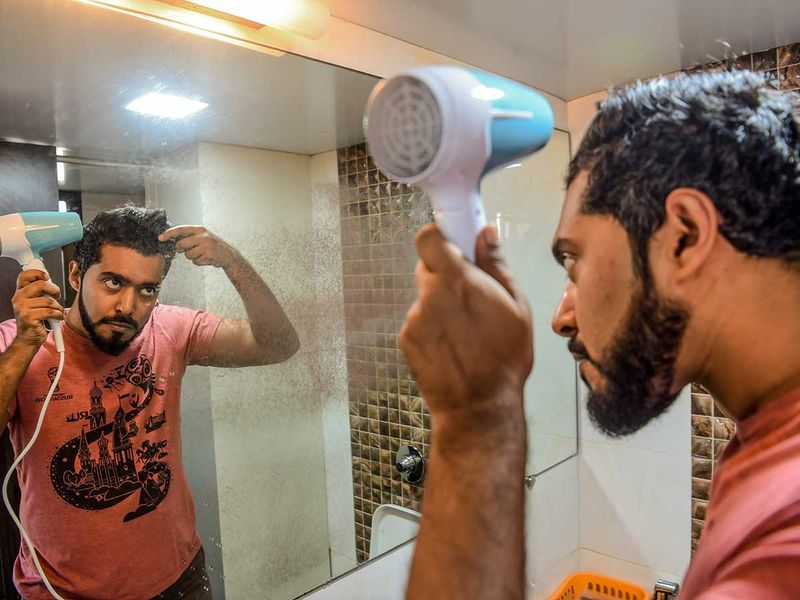 Indian men, grooming products