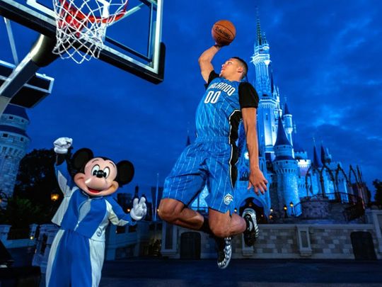Could Mickey Mouse be pushing for a game if the NBA comes to Disney?