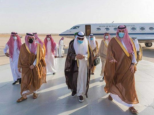 Kuwaiti Foreign Minister Shaikh Ahmad Nasser Al Sabah Saudi Arabia